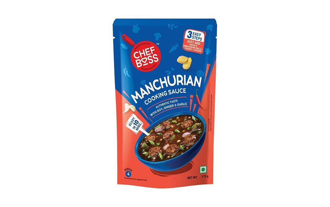 Chef Boss Manchurian Cooking Sauce    Pack  175 grams